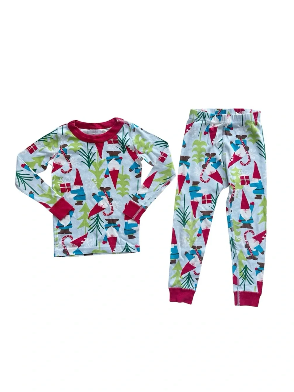 Hanna Andersson Gnome Holiday Pajamas Size 4